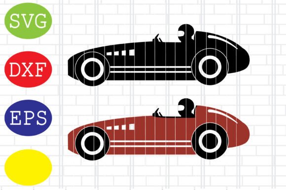 Download Vintage Car Svg, Retro Race Car Svg Eps - Vintage Collection