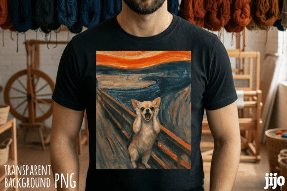 Download Chihuahua Scream Expressionism Dog PNG - Expressionism Collection